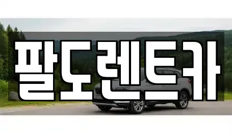 인천 중구 신흥동2가 렌트카 전문 팔도렌트카