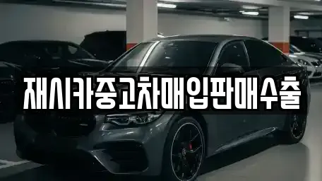 인천광역시 미추홀구 숭의동 중고차 전문 재시카중고차매입판매수출
