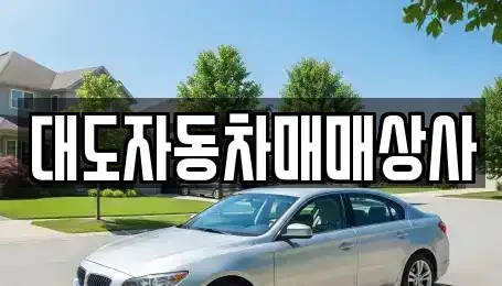전남 광양시 광양읍 중고차 전문 대도자동차매매상사