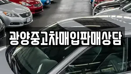 전남 광양시 광양읍 중고차매입 전문 광양중고차매입판매상담