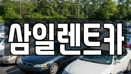 전남 광양시 중군동 렌트카 전문 삼일렌트카