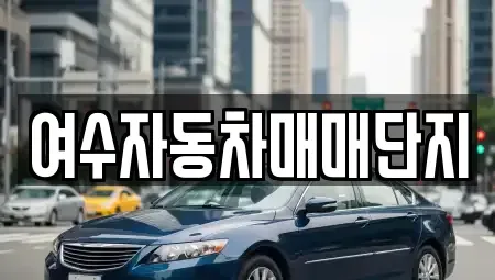 전남 여수시 소라면 중고차매매 전문 여수자동차매매단지