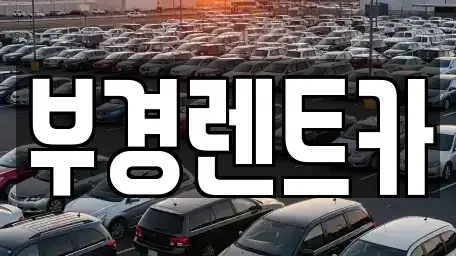 전남 영광군 홍농읍 렌트카 전문 부경렌트카