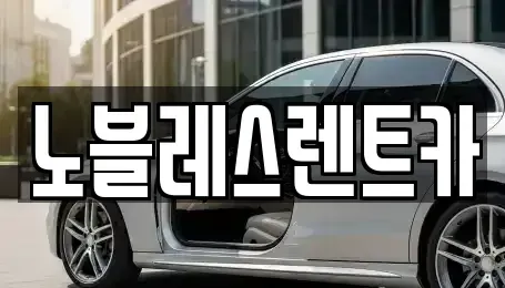 전라남도 목포시 석현동 렌트카 전문 노블레스렌트카