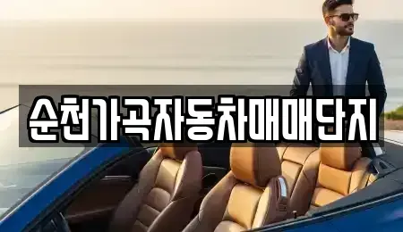 전라남도 순천시 중고차매매 전문 순천가곡자동차매매단지