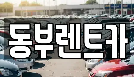 전라남도 여수시 미평동 렌트카 전문 동부렌트카