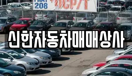 전라남도 여수시 미평동 중고차매매 전문 신한자동차매매상사