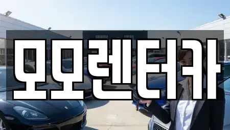 전라남도 여수시 신기동 렌트카 전문 모모렌터카
