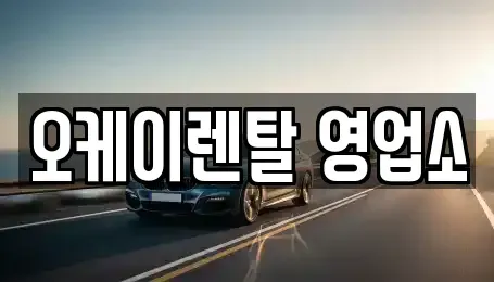 전라남도 함평군 렌트카 전문 오케이렌탈 영업소