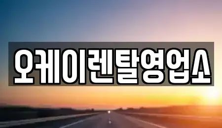 전라남도 함평군 렌트카 전문 오케이렌탈영업소