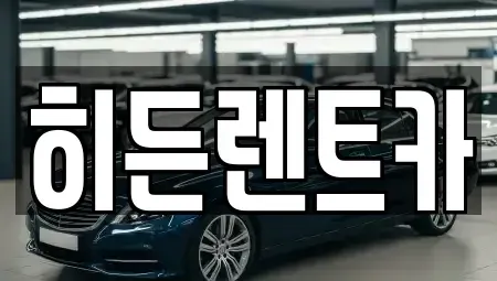 전라남도 함평군 함평읍 렌트카 전문 히든렌트카