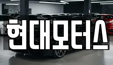 전북 군산시 경암동 중고차 전문 현대모터스