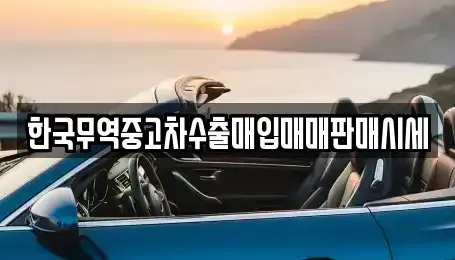 전북 군산시 경암동 중고차매입 전문 한국무역중고차수출매입매매판매시세