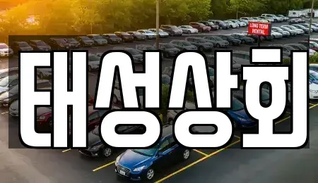 전북 군산시 신영동 중고차 전문 태성상회