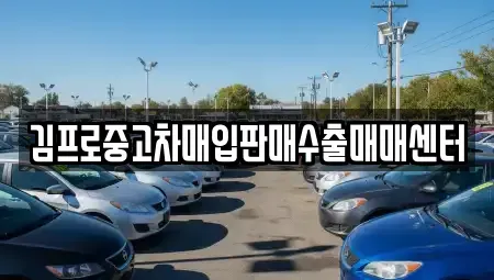 전북 김제시 진봉면 중고차매매 전문 김프로중고차매입판매수출매매센터