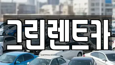 전북 익산시 인화동1가 렌트카 전문 그린렌트카