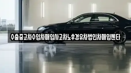 전북 전주시 덕진구 산정동 중고차 전문 수출중고차수입차매입사고차노후경유차법인차매입센타