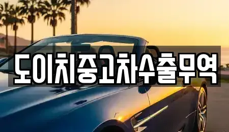 전북 진안군 진안읍 중고차 전문 도이치중고차수출무역