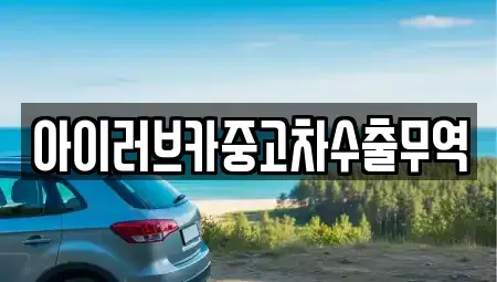 전북특별자치도 군산시 비응도동 중고차매입 전문 아이러브카중고차수출무역