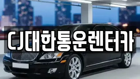 전북특별자치도 군산시 장미동 렌트카 전문 CJ대한통운렌터카