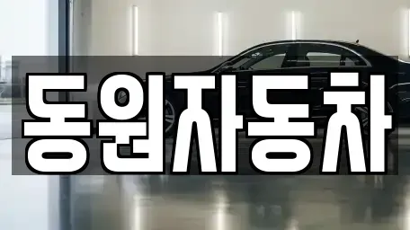 전북특별자치도 남원시 도통동 중고차 전문 동원자동차