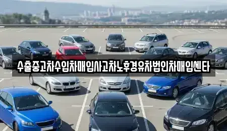 전북특별자치도 남원시 이백면 중고차매입 전문 수출중고차수입차매입사고차노후경유차법인차매입센타