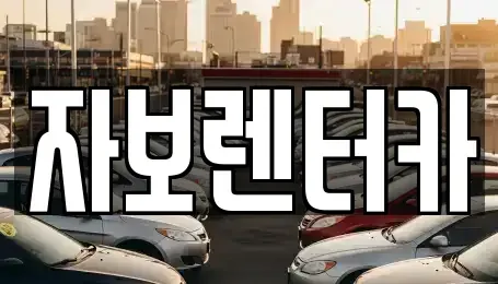 제주 제주시 화북일동 렌트카 전문 자보렌터카
