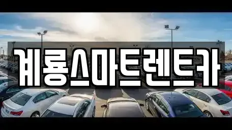 충남 계룡시 엄사면 렌트카 전문 계룡스마트렌트카
