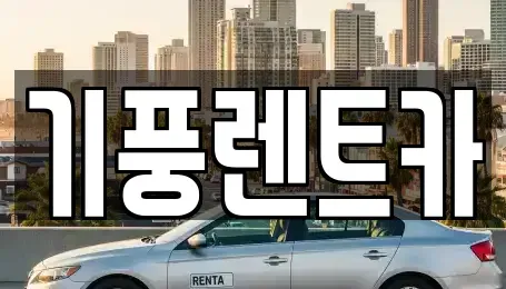 충남 부여군 렌트카 전문 기풍렌트카