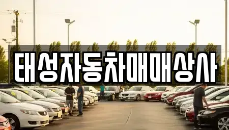 충남 부여군 부여읍 중고차 전문 태성자동차매매상사