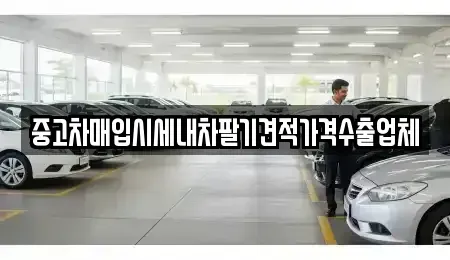 충남 부여군 부여읍 중고차매입 전문 중고차매입시세내차팔기견적가격수출업체