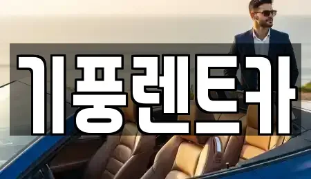 충남 서산시 수석동 렌트카 전문 기풍렌트카