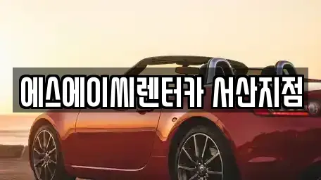 충남 서산시 수석동 장기렌트카 전문 에스에이씨렌터카 서산지점