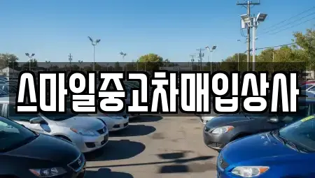 충남 서산시 수석동 중고차매입 전문 스마일중고차매입상사