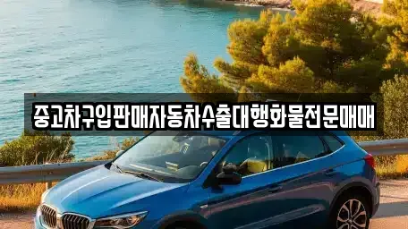 충남 서산시 해미면 중고차 전문 중고차구입판매자동차수출대행화물전문매매
