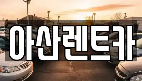 충남 천안시 동남구 성남면 렌트카 전문 아산렌트카
