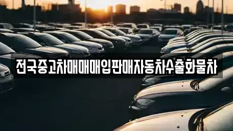 충남 천안시 서북구 성성동 중고차매입 전문 전국중고차매매매입판매자동차수출화물차
