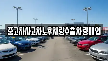 충남 청양군 화성면 중고차 전문 중고차사고차노후차량수출차량매입