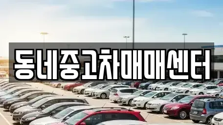 충북 영동군 양강면 중고차매매 전문 동네중고차매매센터