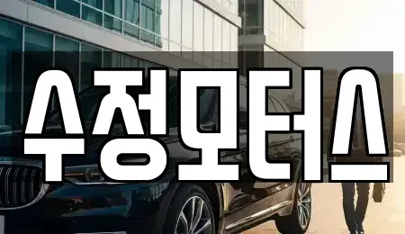 충북 영동군 양강면 중고차매매 전문 수정모터스