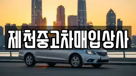 충북 제천시 남천동 중고차매매 전문 제천중고차매입상사