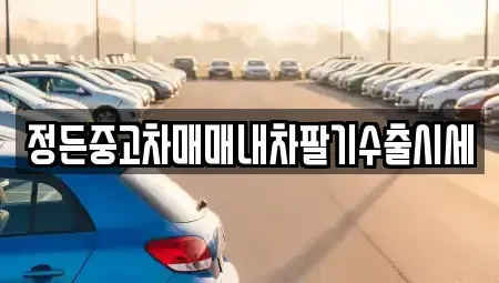 충북 청주시 상당구 방서동 중고차매매 전문 정든중고차매매내차팔기수출시세