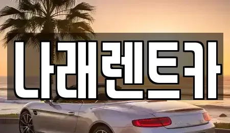 충청남도 금산군 렌트카 전문 나래렌트카