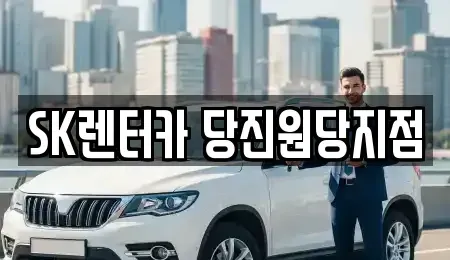 충청남도 당진시 고대면 렌트카 전문 SK렌터카 당진원당지점