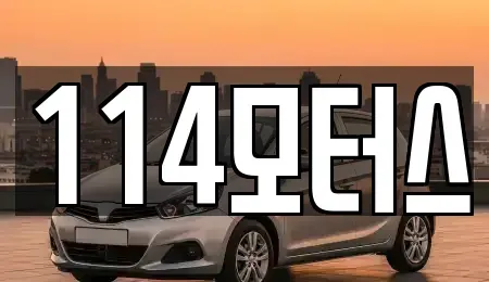 충청남도 천안시 동남구 다가동 중고차매매 전문 114모터스