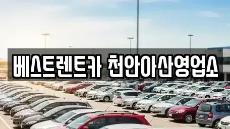 충청남도 천안시 동남구 목천읍 렌트카 전문 베스트렌트카 천안아산영업소