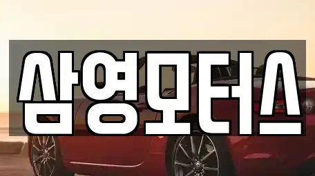 충청북도 청주시 상당구 월오동 중고차매매 전문 삼영모터스
