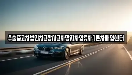 충청북도 청주시 상당구 월오동 중고차매입 전문 수출중고차법인차고장사고차망자차압류차1톤차매입센터