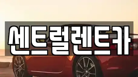 충청북도 청주시 서원구 사직동 렌트카 전문 센트럴렌트카