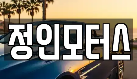 충청북도 청주시 서원구 장암동 중고차매매 전문 정인모터스